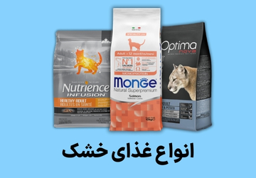 انواع غذای خشک